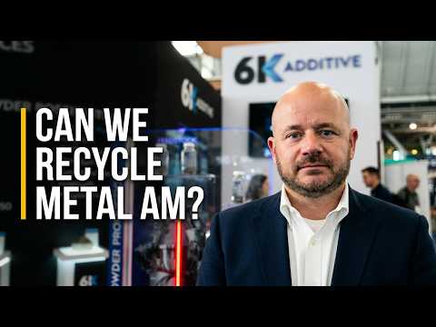 The Hard Question Around Circularity in Metal AM | 6K Additive CEO